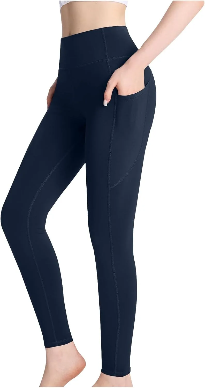 

Женские утепленные леггинсы с карманами High Waisted