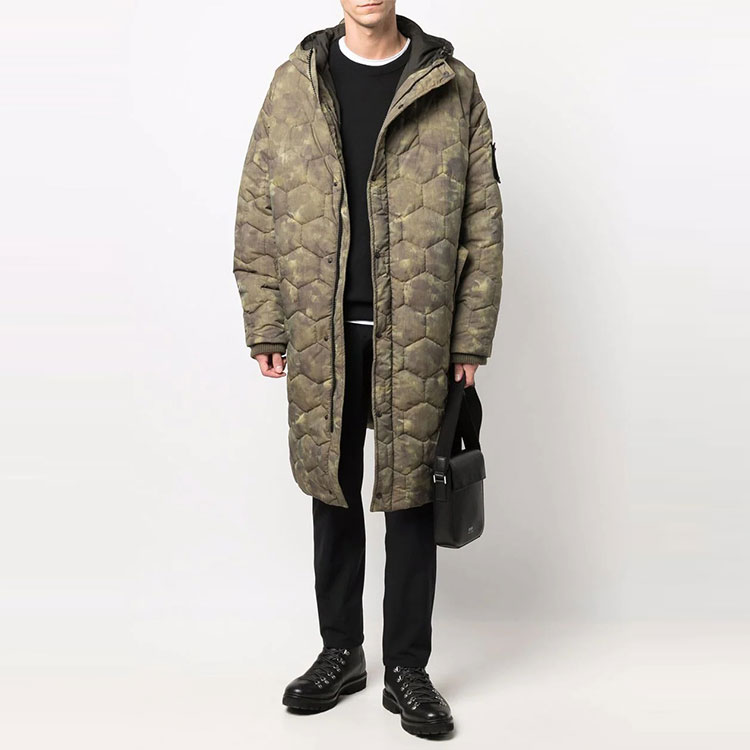 EMPORIO ARMANI Армейская зеленая куртка мужская, Army Green — фото 4
