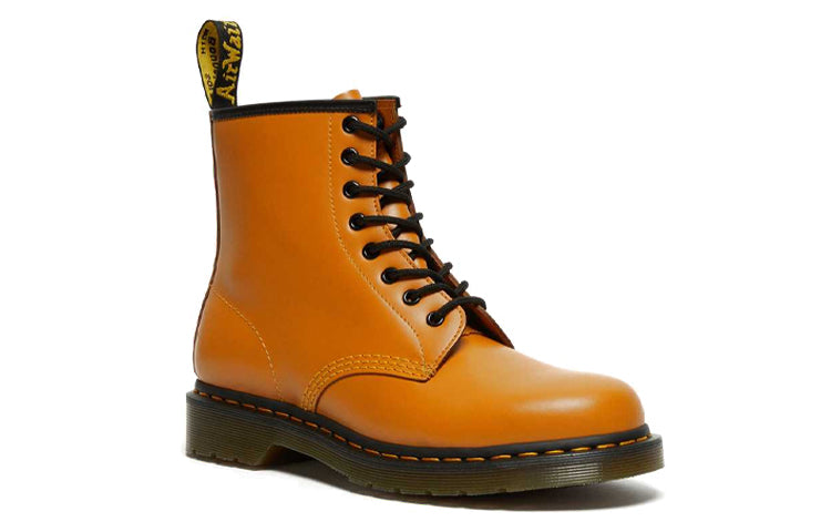 Мужские ботинки Dr.Martens 1460 из гладкой кожи, оранжевый — фото 3