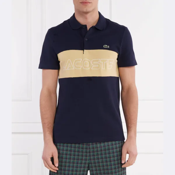 

Рубашка поло стандартного кроя Lacoste, синий