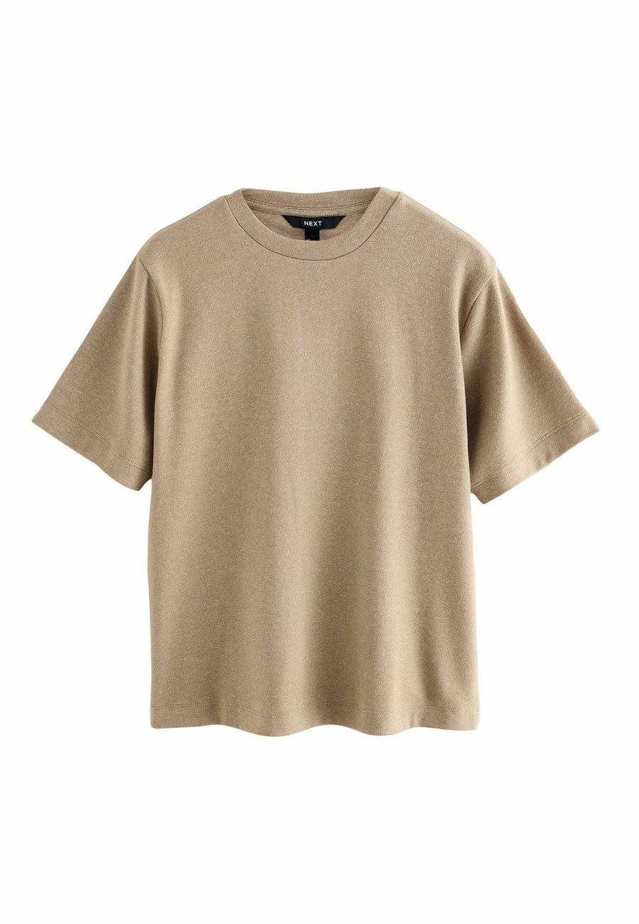 

Футболка Next REGULAR FIT PREMIUM COSY SHORT SLEEVE, Neutral/Beige
