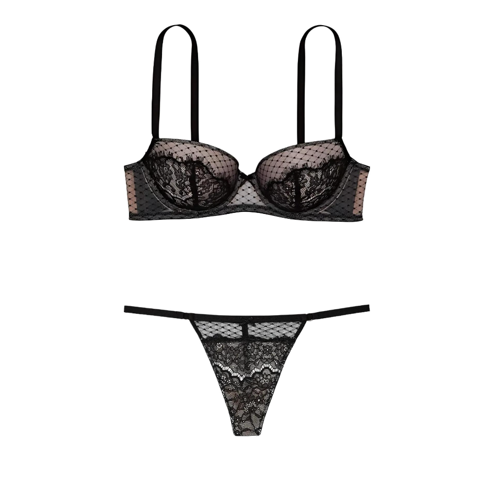 

Комплект нижнего белья Women's Victoria's Secret, set (черный)