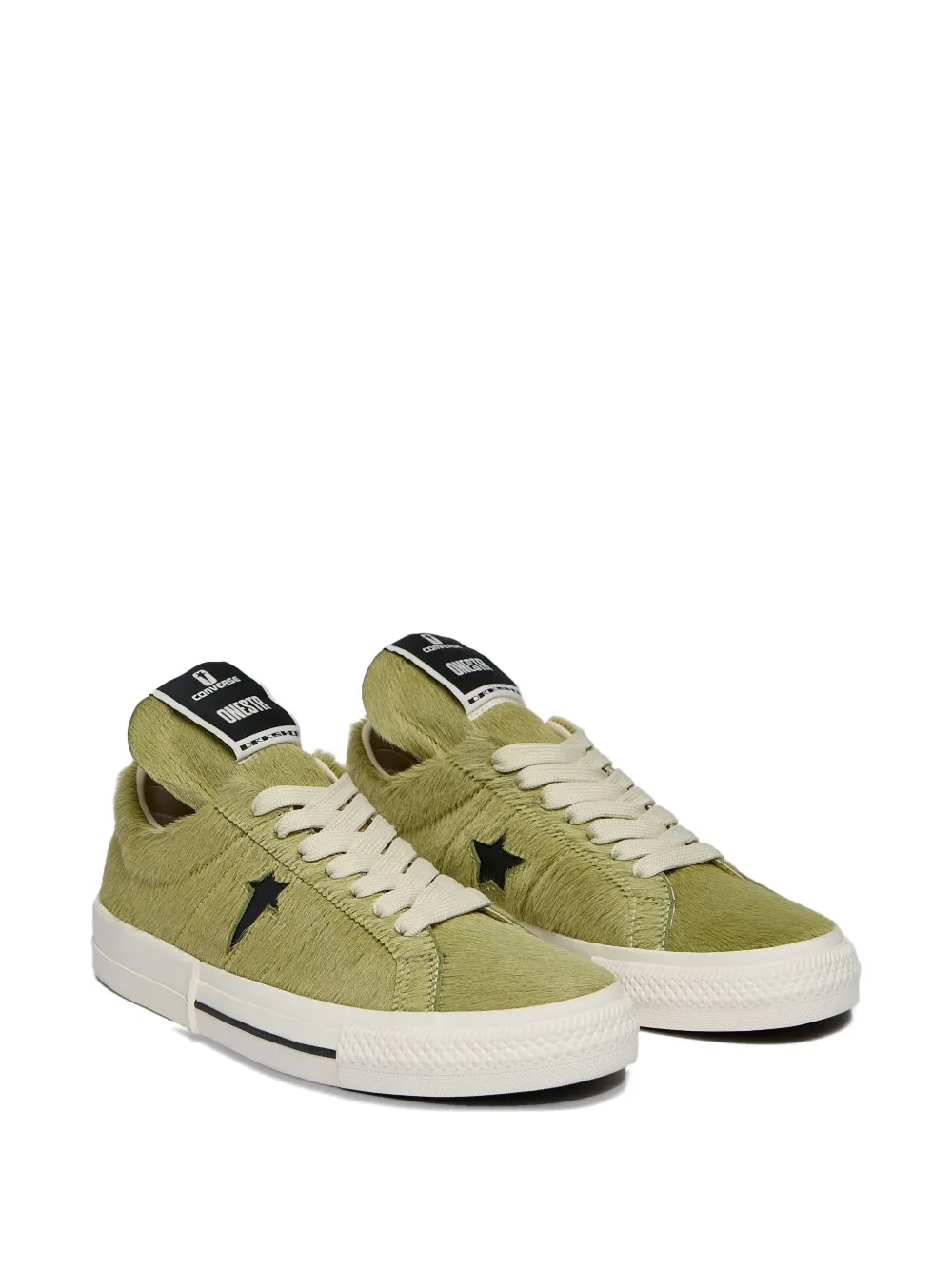 Кеды one star pro ox с деталями в виде звезды Converse, зеленый — фото 2