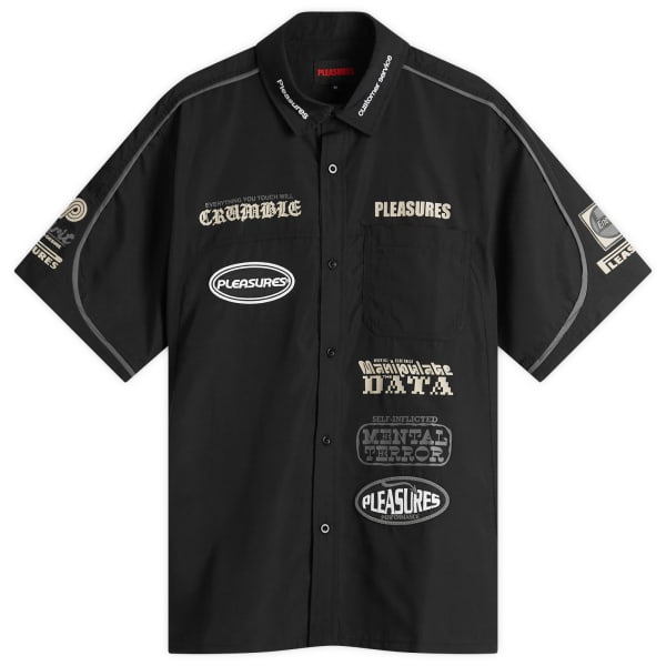 

Футболка с надписью «Ужас» Pleasures, черный