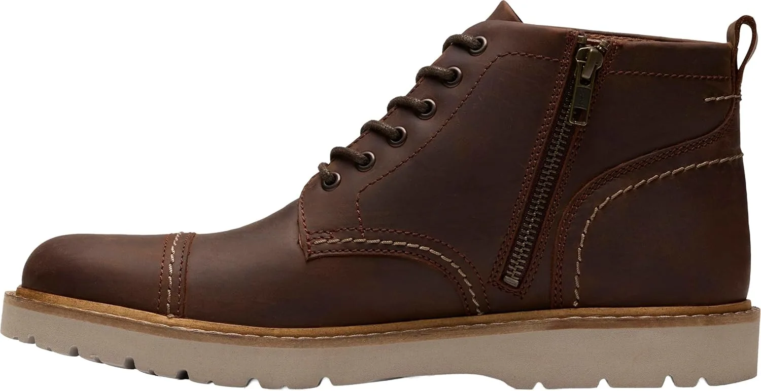 Мужские ботинки Clarks Eastridge Mid Lace-Up Chukka Boot на шнуровке, коричневый — фото 3