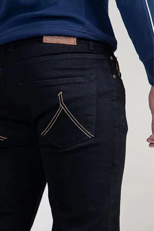 Джинсы Slim Fit, Go Denim, черный — фото 4