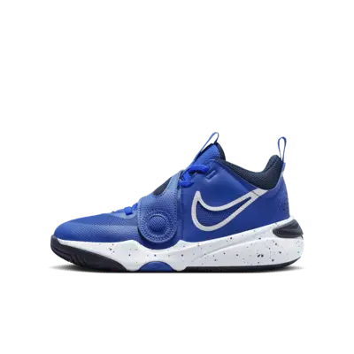 

Кроссовки Nike Team Hustle D 11, цвет Hyper Royal/Obsidian/White/White