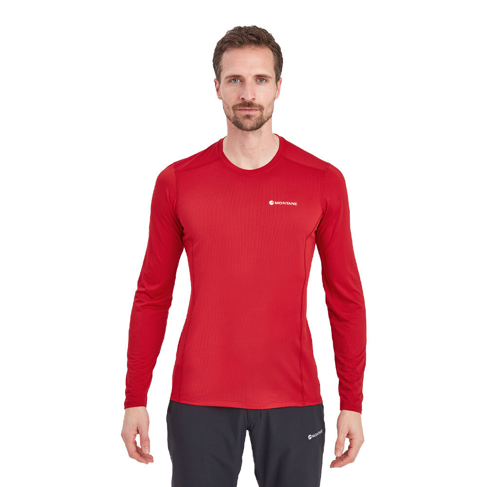 

Спортивный топ Montane Dart Lite Long Sleeve, красный