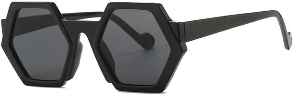 

Модные солнцезащитные очки в стиле панк Polygon для женщин, солнцезащитные очки для мужчин, очки для активного отдыха с защитой от УФ-излучения UV400, женские очки WNCKSQ, Black-black