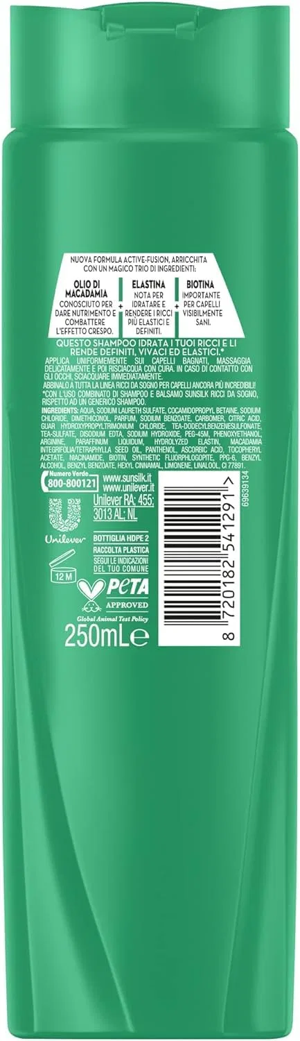 Шампунь для вьющихся волос «Dream Curl» от Sunsilk Italian Gourmet E.R. — фото 3