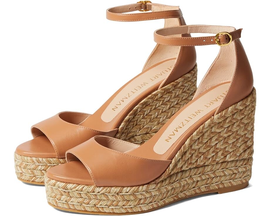 

Туфли Stuart Weitzman Nudistcurve Espadrille Wedge, оранжевый