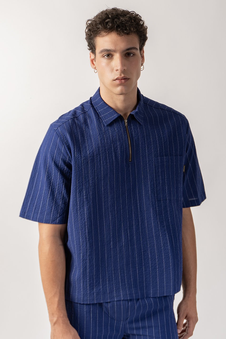 

Рубашка поло SHIRT VARADERO HALF ZIP UNISEX Kaotiko, синий