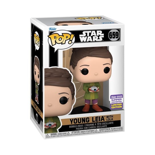 

Funko POP! Звездные войны, коллекционная фигурка, Юная Лея, Эксклюзив