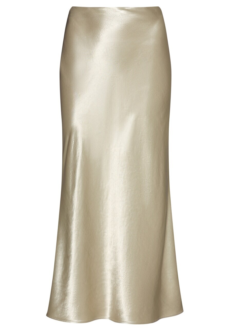 

Юбка макси BOSS Skirt Vesatie, цвет champagne