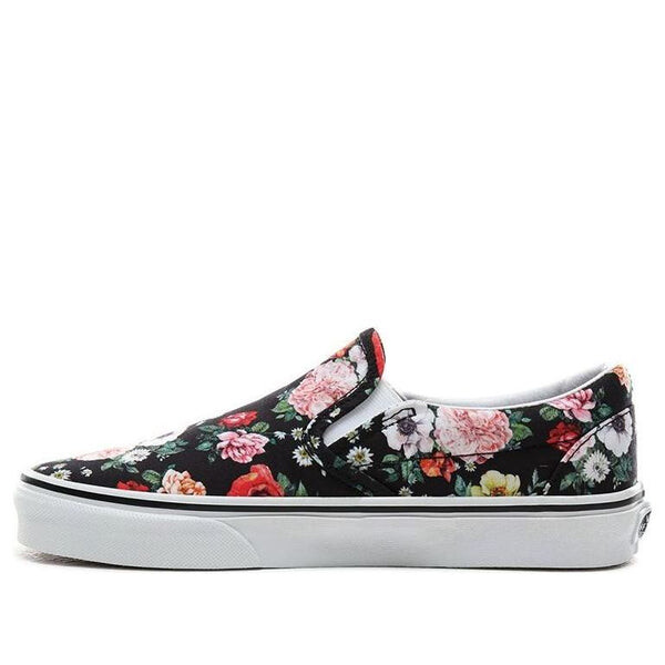 

Кроссовки slip-on 'garden floral print' Vans, черный