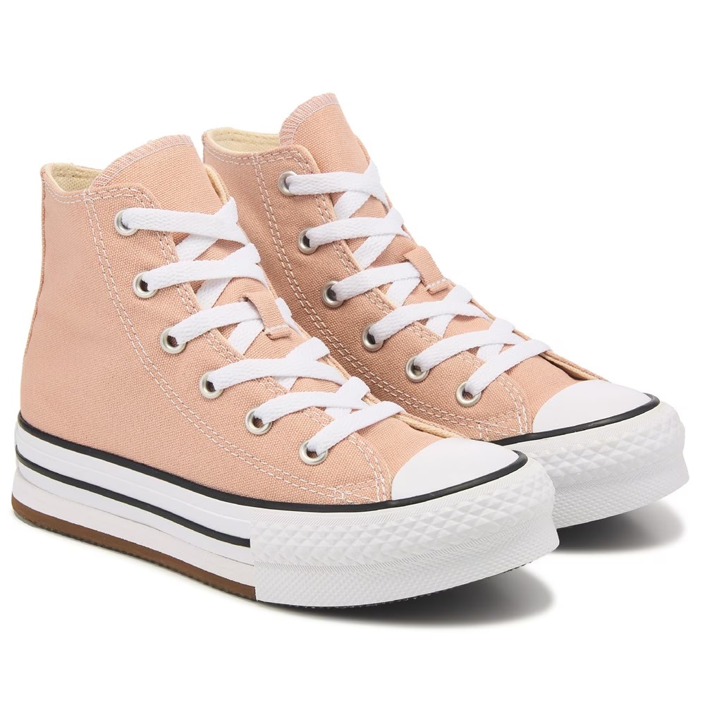 

Детские кроссовки на платформе Chuck Taylor All Star Lift с высоким верхом от Converse, dusty cinder pink