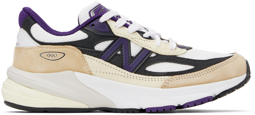 

Кроссовки Off-White & Purple, произведенные в США, 990v6 New Balance