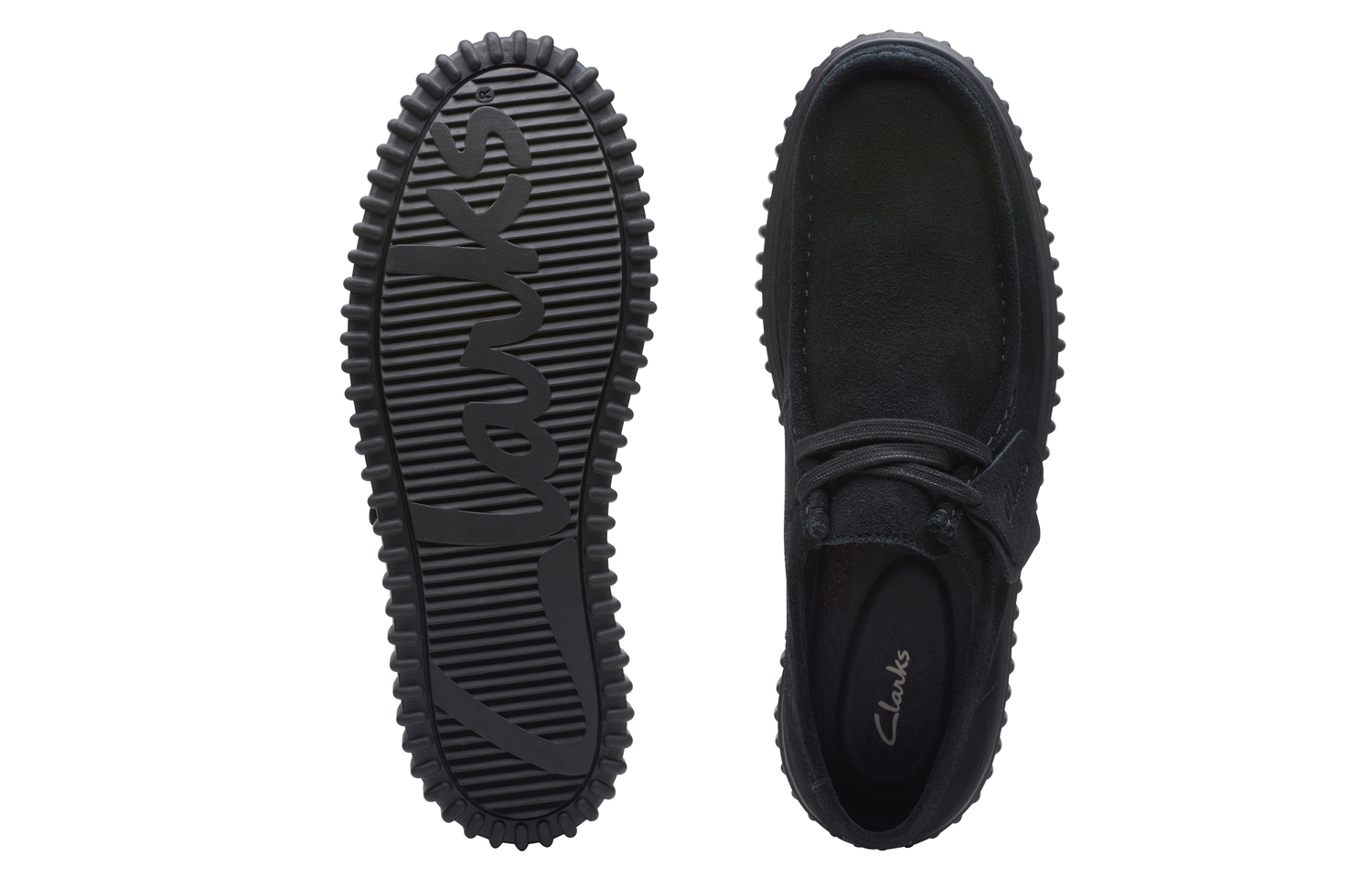 Clarks Кожаные повседневные туфли Cow Split Leather мужские Black — фото 2