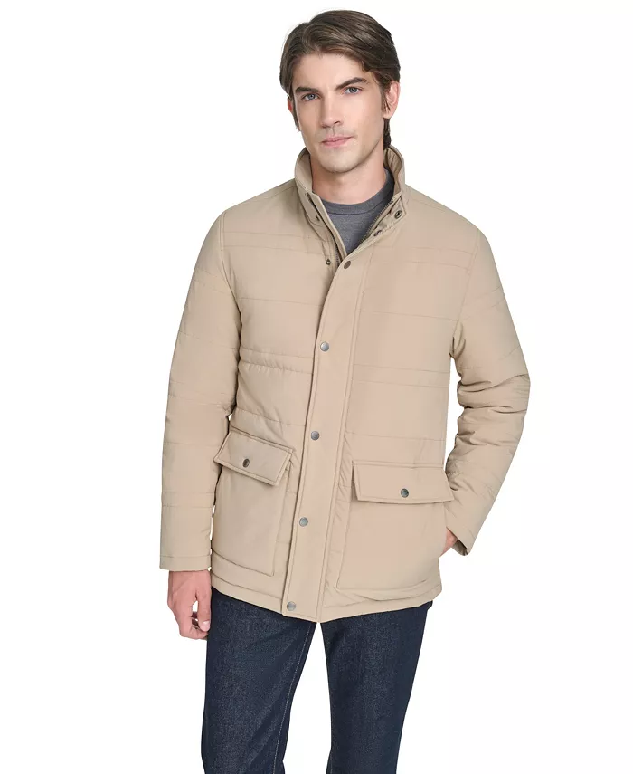 

Мужская стрейч куртка с простежкой Cole Haan, зеленый