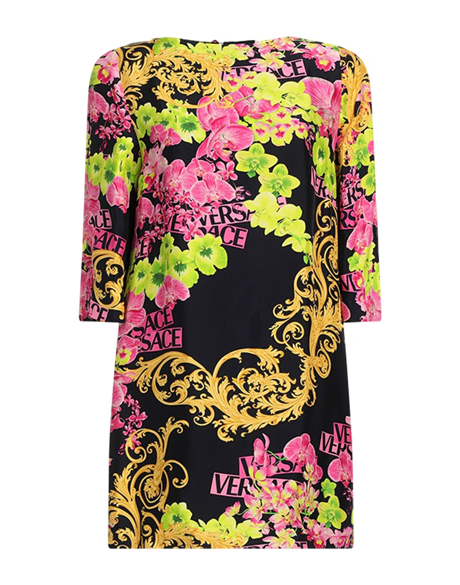 

Мини-платье Versace, черный