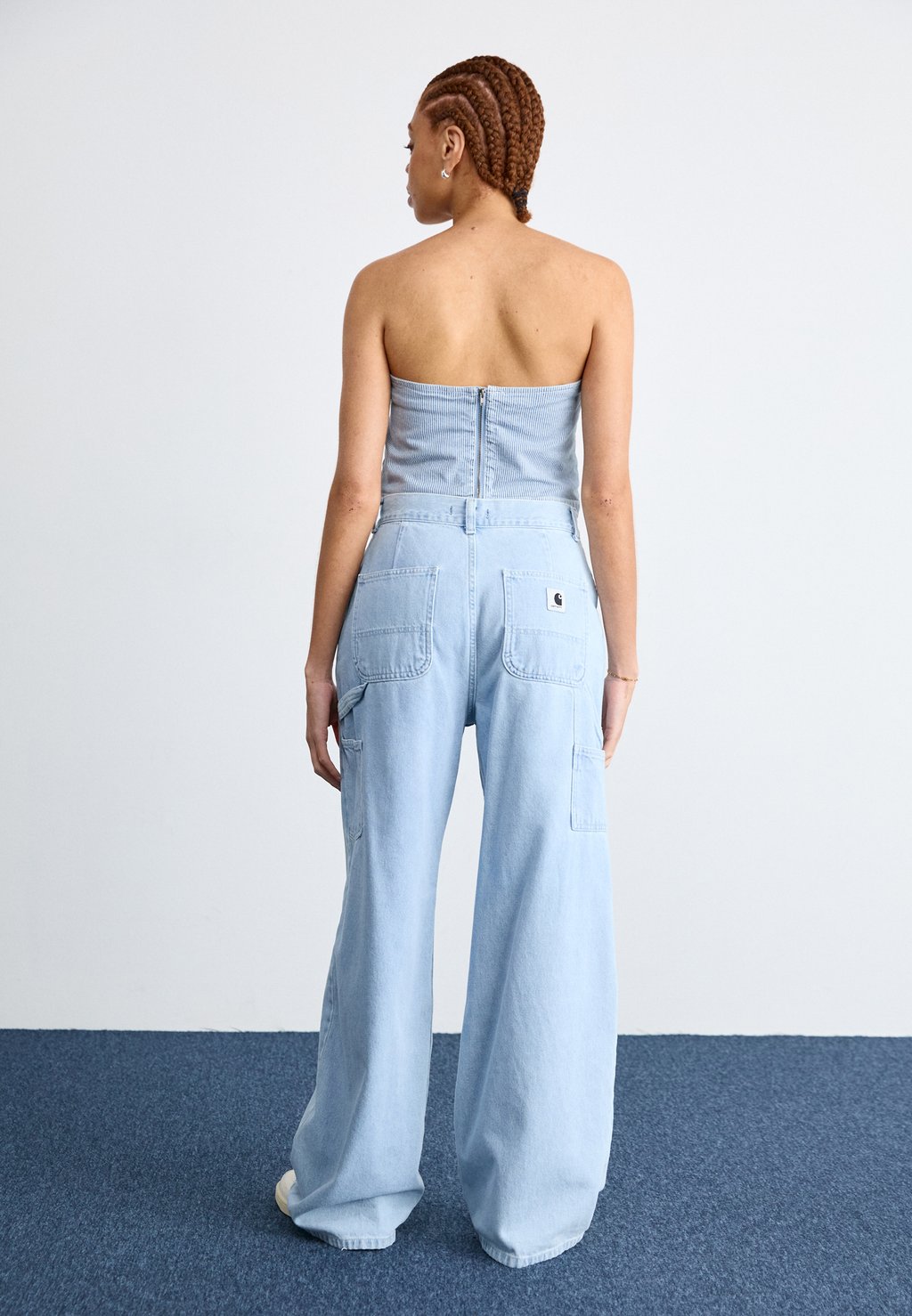 

Джинсы свободного кроя JENS PANT Carhartt WIP, синий деним