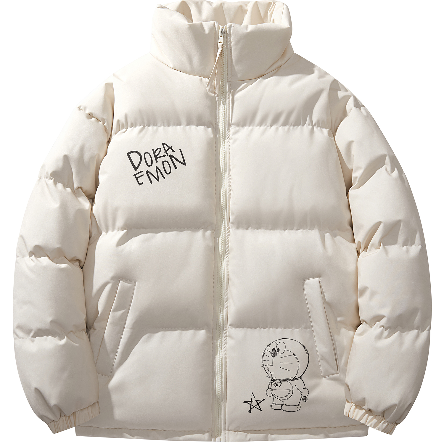 

Пуховик-пальто унисекс Doraemon, Apricot