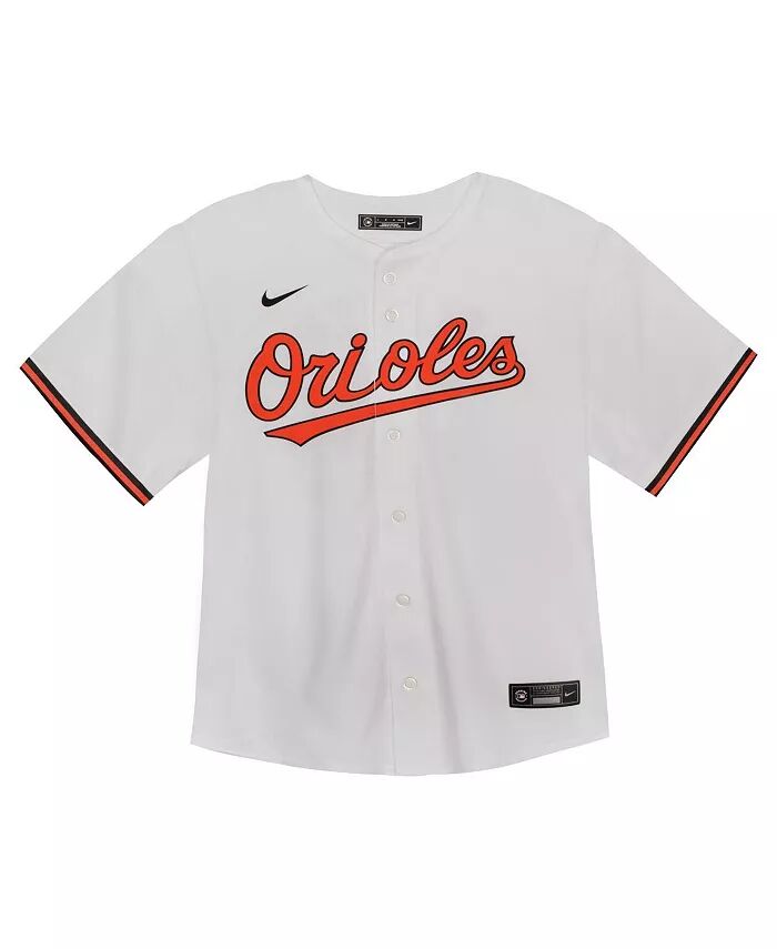 Малыш Эдли Ратчман Белая игровая майка Baltimore Orioles Nike — фото 2