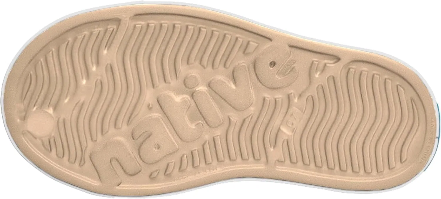 Детские водонепроницаемые кроссовки Native Shoes Jefferson, цвет Flax Tan/Shell White — фото 2