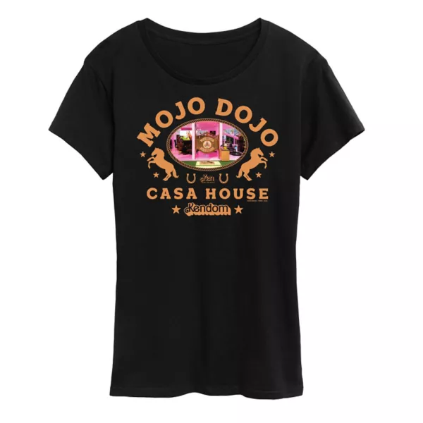 

Женская футболка с принтом фильма Mojo Dojo West Barbie, черный