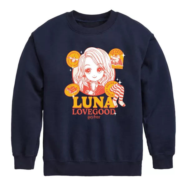 

Флисовая толстовка Luna Lovegood для мальчиков 8-20 лет Harry Potter, синий