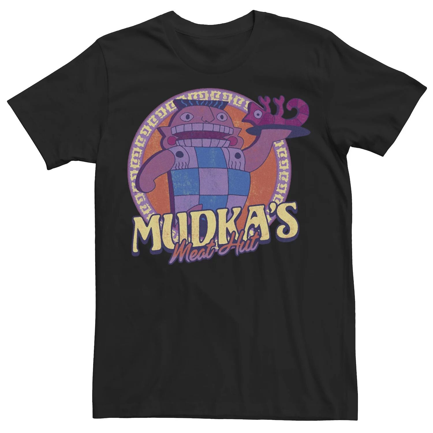 

Мужская футболка с логотипом Disney Emperor's New Groove Mudka's Meat Hut Licensed Character