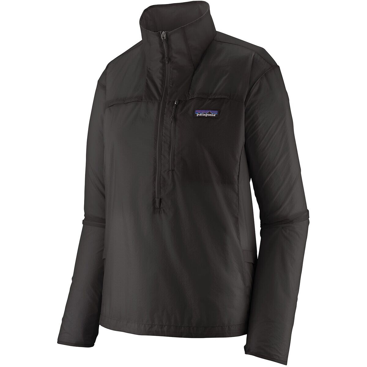 

Пуловер с молнией 1/2 houdini stash Patagonia, черный
