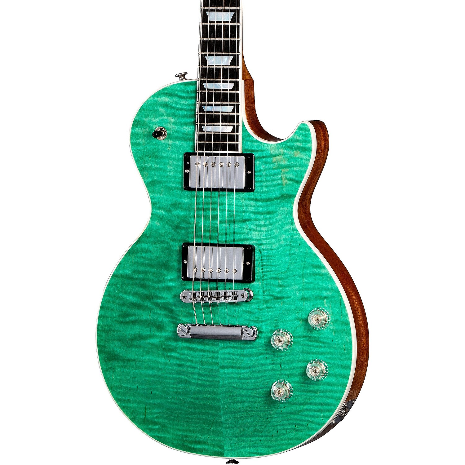 

Gibson Les Paul Современная фигурная электрогитара Seafoam Green