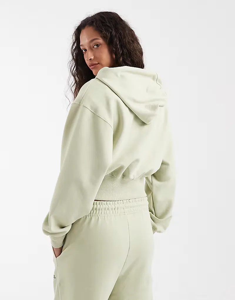 Толстовка Nike Phoenix Fleece на молнии, хаки — фото 4