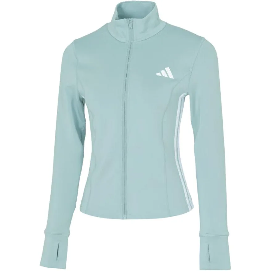 Adidas Куртка женская светло-мятного цвета с отложным воротником