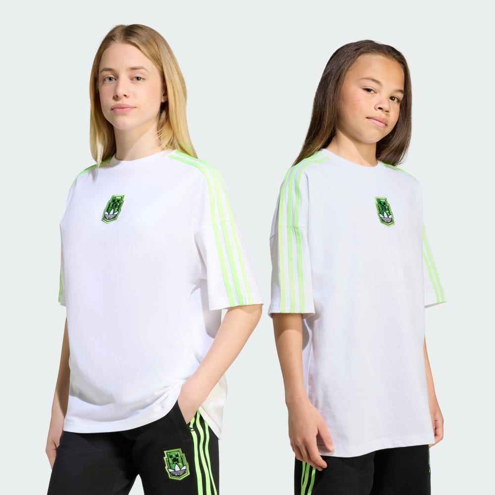 

Футболка Adidas Originals X Minecraft Graphic Tee Kids, белый