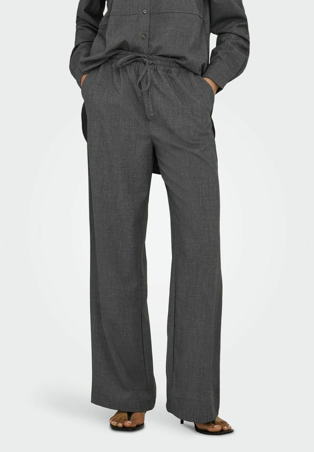 

Брюки MIT WEITEM BEINSCHNITT WILLY JDY, цвет Dark Grey Melange