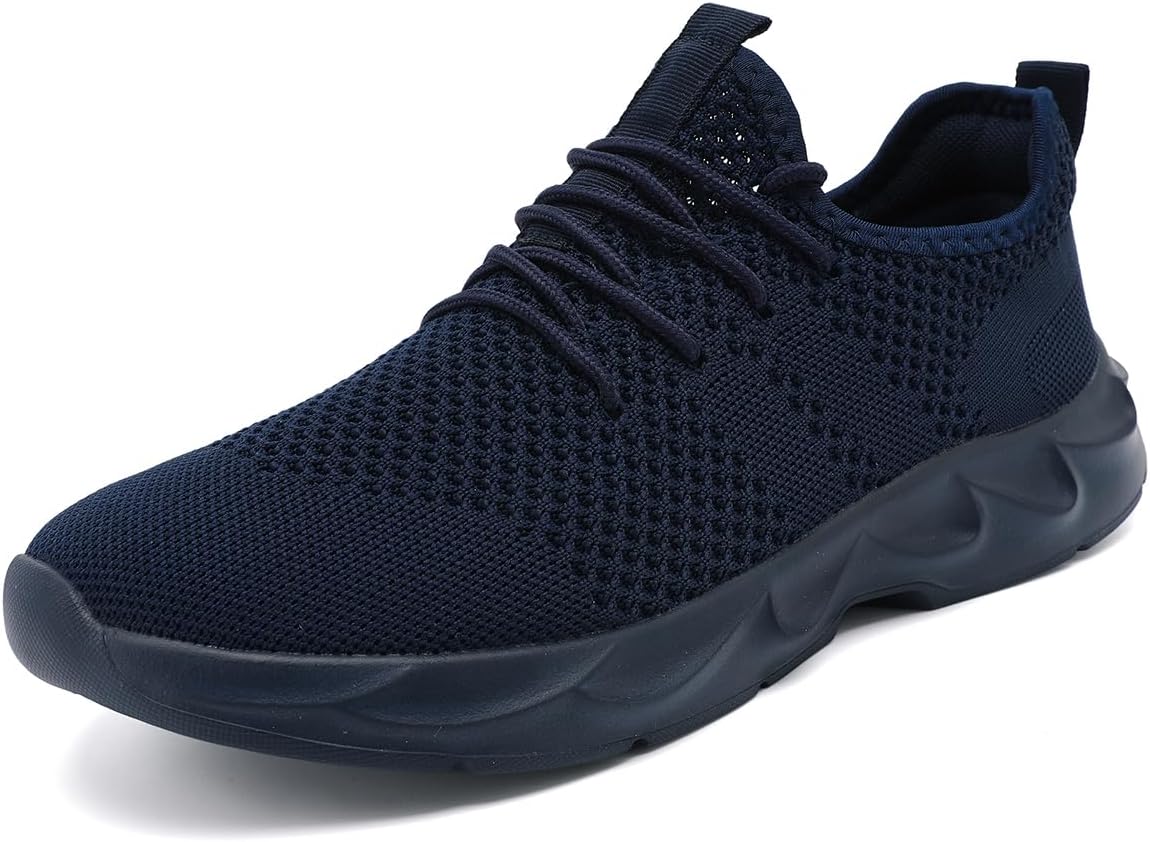 

Женские и мужские кроссовки для ходьбы и тенниса, без шнурков, для бега, с противоскользящей подошвой, повседневные, для тренировок, спортивные, для фитнеса, модные, легкие, удобные и дышащие Gdebyz, темно-синий