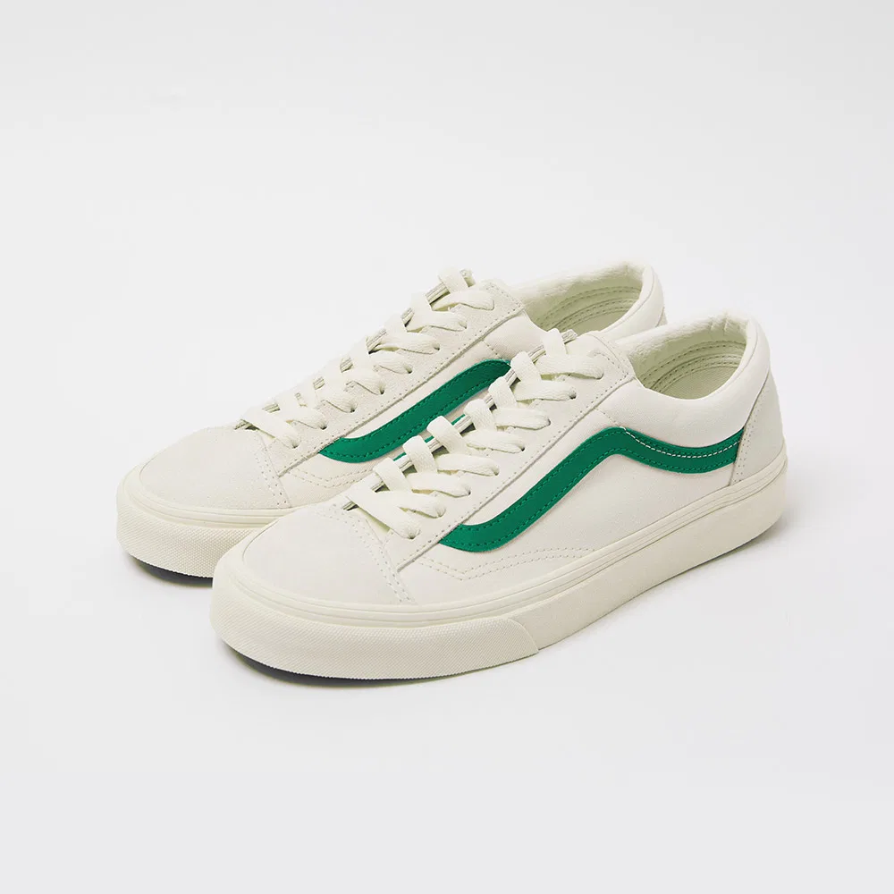 Мужские низкие кеды Style 36 Marshmallow Jolly Green от Vans