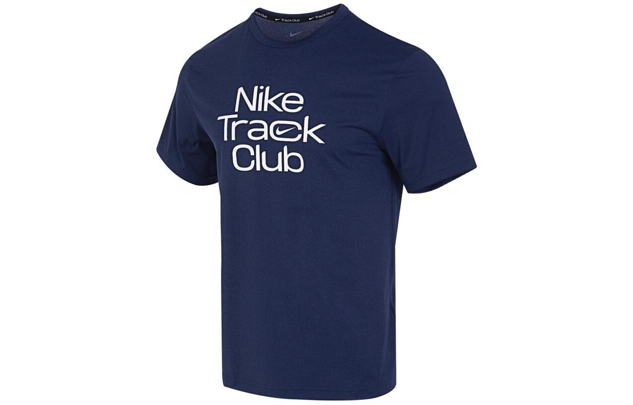 

Футболка мужская темно-синяя Nike, темно-синий