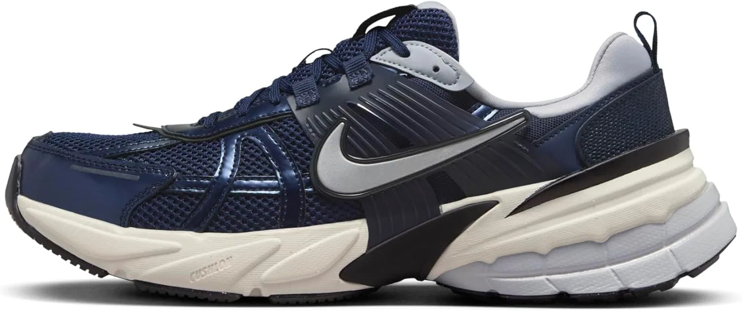 Женские беговые кроссовки Nike W V2k, Obsidian Obsidian Thunder Blue Wolf Grey