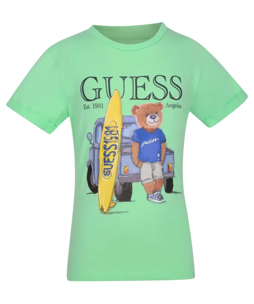 

Футболка Regular fit Guess, зеленый