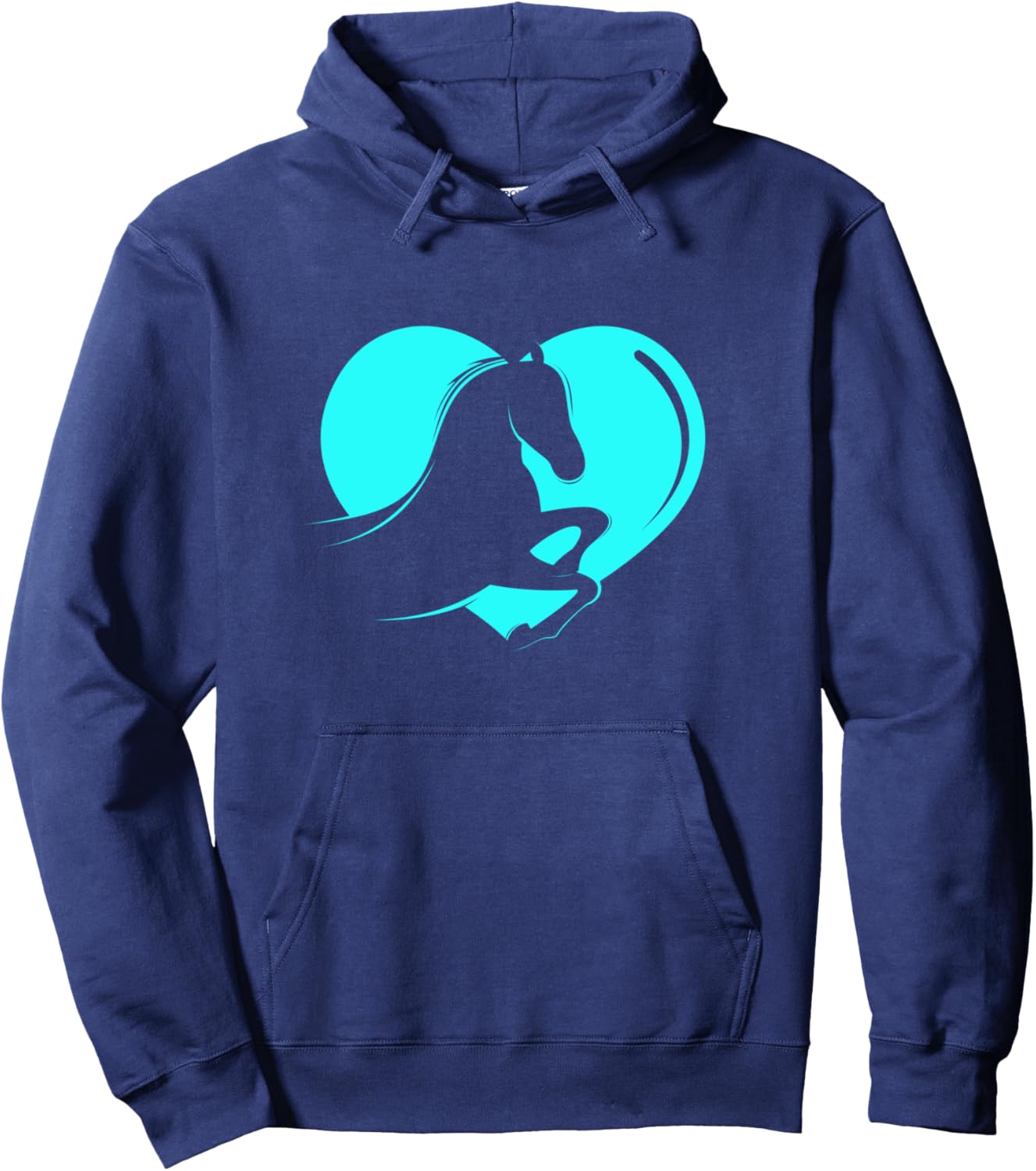 

Худи Всадник. Сердце для лошадей Love Heart Gift Horse Rider Rider Horse A Heart For Horses, темно-синий
