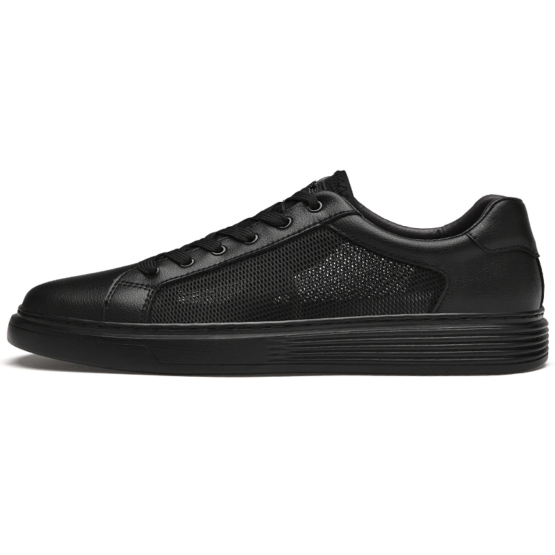 

Mulinsen Мужские лоу-топ скейтбордские кеды Cut-Out Black, цвет Cut-Out Black[Leather Shoe Size: Athletic Shoes 41 = Size 40 in This Model]