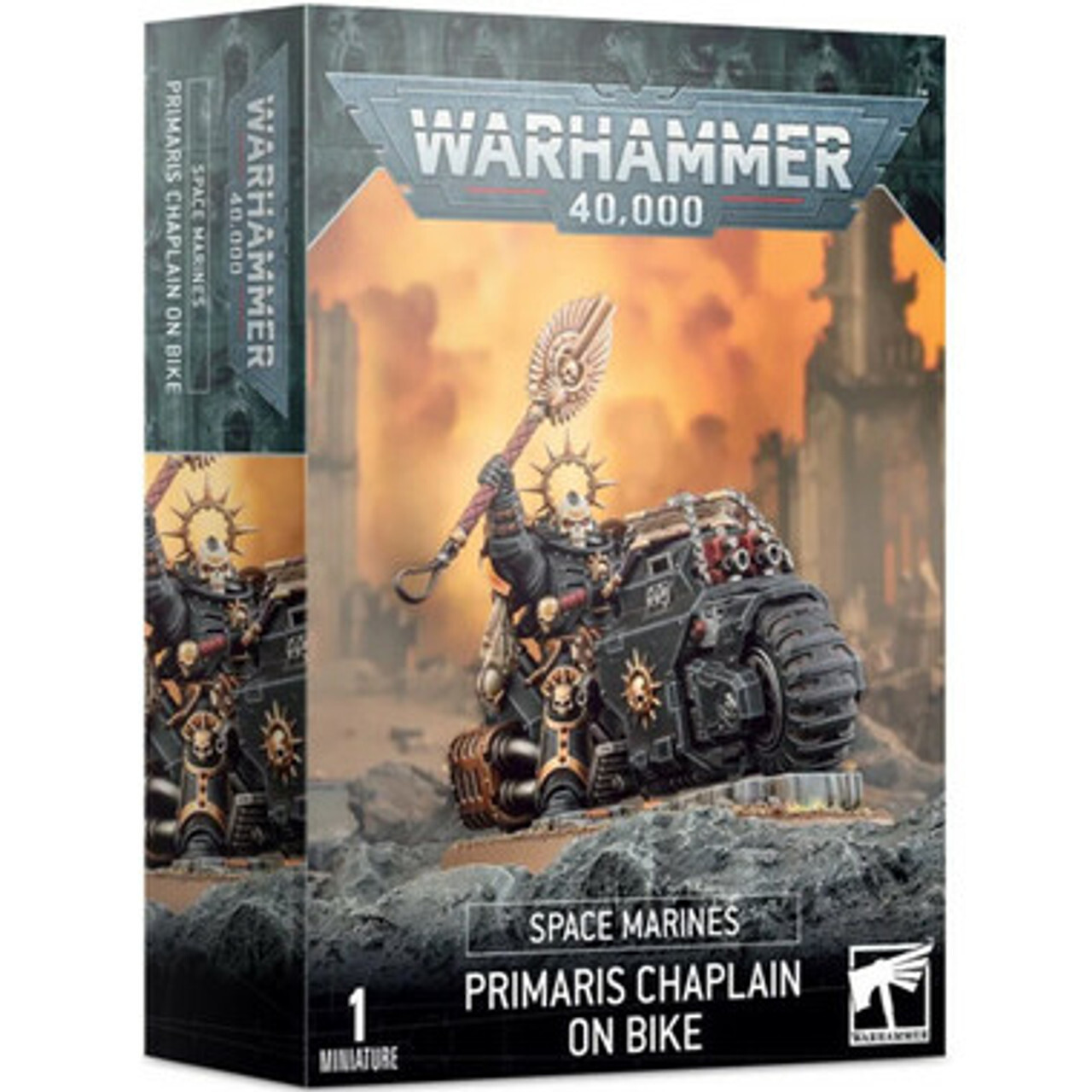 

Миниатюра Warhammer 40K: Space Marines - Primaris Chaplain on Bike