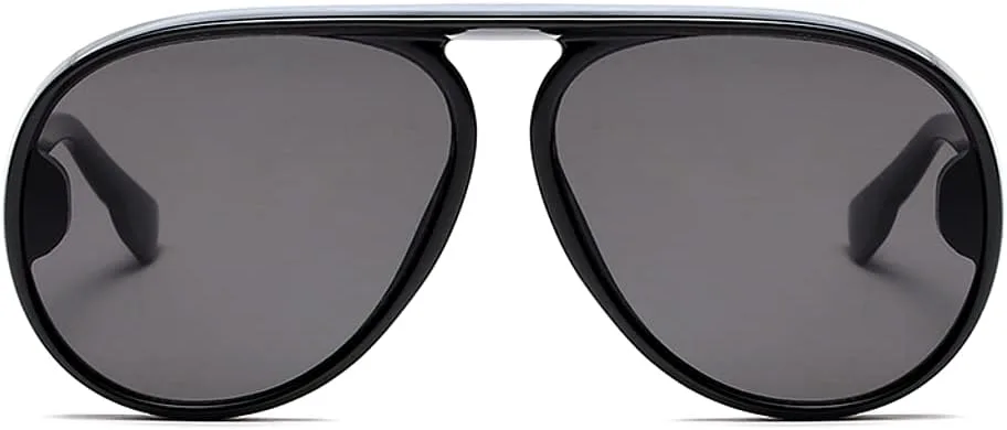 

Солнцезащитные очки Freckles Mark в стиле ретро 70-х годов, авиаторы, модные винтажные, с плоской верхней частью и одинарной перемычкой, защита UV400, Black