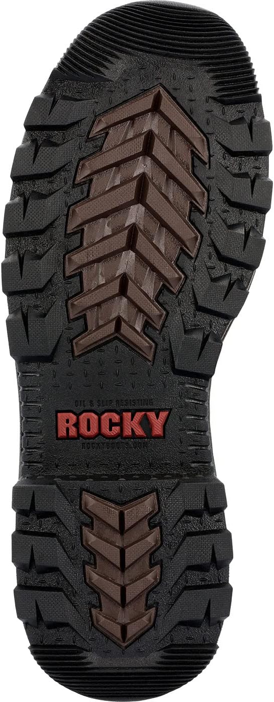 Ботинки ROCKY Rams Horn BOA с композитным носком и водонепроницаемые, коричневый — фото 2