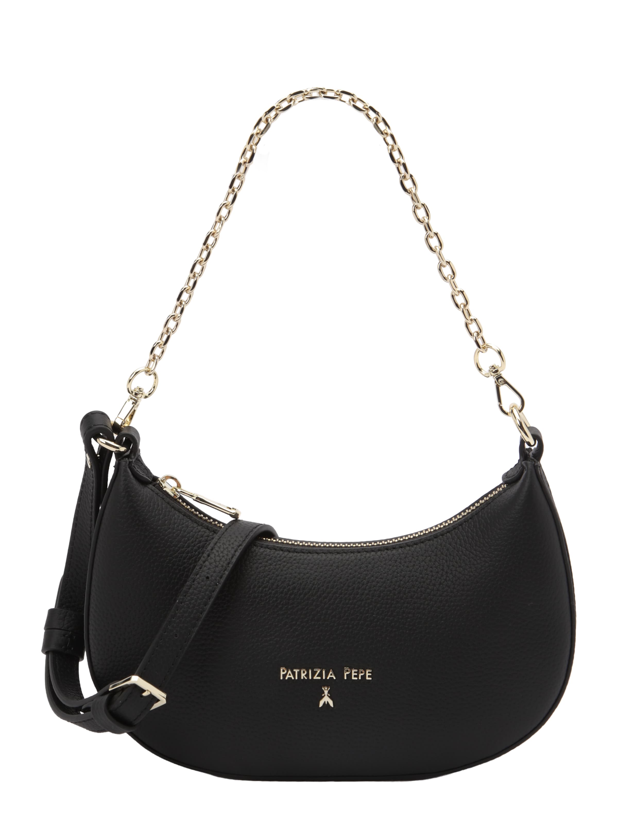 

PATRIZIA PEPE Плечевая сумка в черном цвете