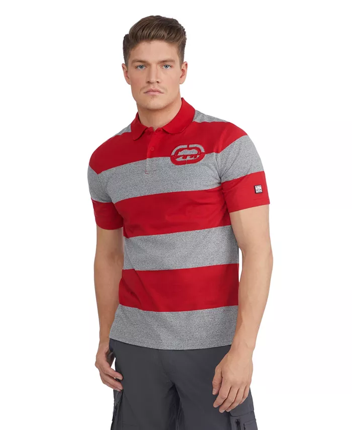 

Мужская поло с коротким рукавом Rugby Rhino Ecko Unltd, красный