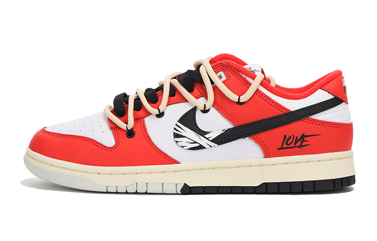 

Кроссовки Nike Dunk Skateboard Shoes Men Low-Top White Red